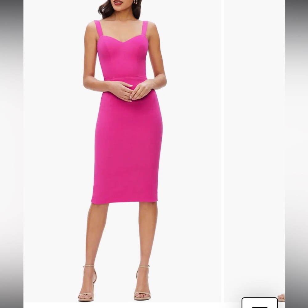Dress the Population Small Sweetheart Neck, Sleeveless Cocktail Dress